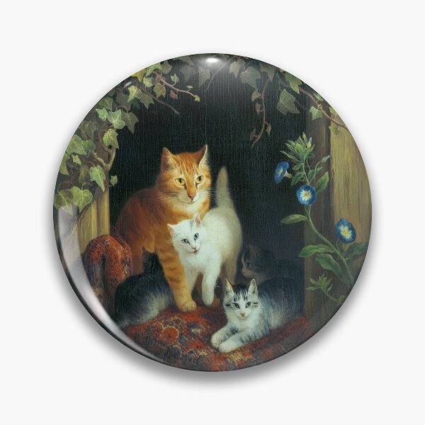 Item preview, Cat with Kittens Henriëtte Ronner designed and sold by Neggan.