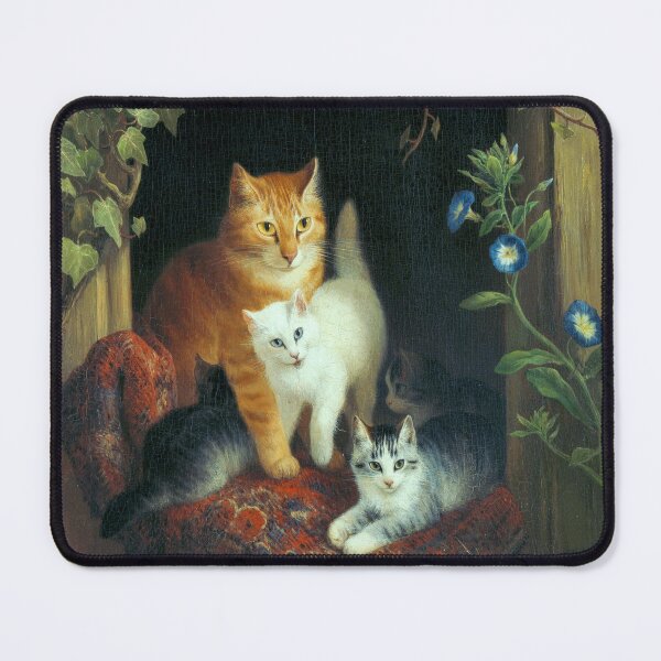 Item preview, Cat with Kittens Henriëtte Ronner designed and sold by Neggan.