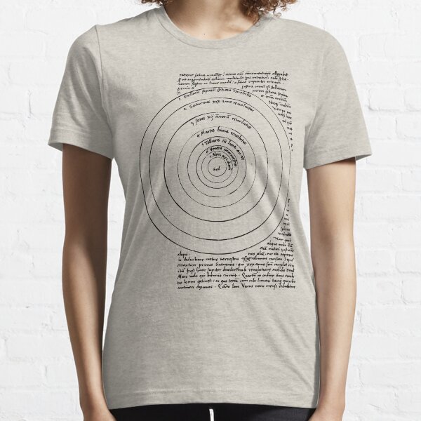 Vista previa del artículo con la obra «Nicolaus Copernicus - Heliocentric Model», diseñado y vendido por Lidra Zehcnas.