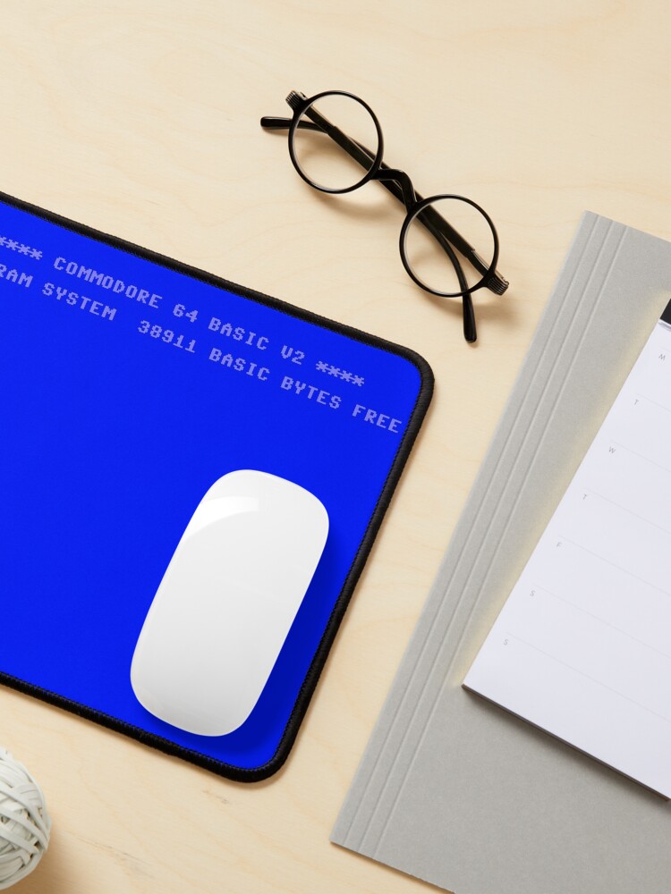 Thumbnail 3 of 5, Mouse Pad, Commodore 64 basic screen designed and sold by djspacegr.