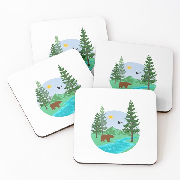 Item preview, Bear Scenic Circle designed and sold by HighCountry2021.