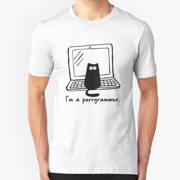 I'm a purrgrammer Slim Fit T-Shirt