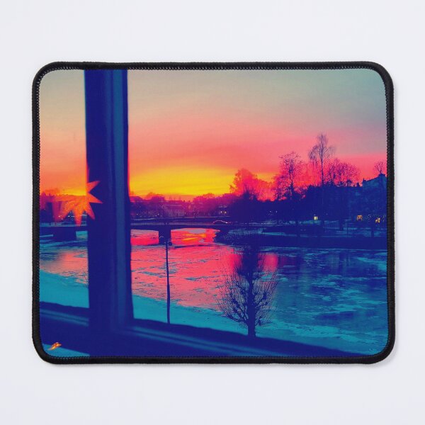 Item preview, Chirstmas Eve | Sunset | Winter | Klarälven River | Karlstad | Värmland | Sweden designed and sold by iwaya-bazaar.