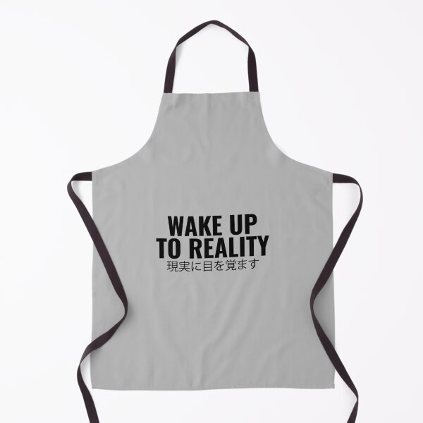Item preview, Wake up to reality Japonese Words designed and sold by Minimalist Quotes and Sayings.