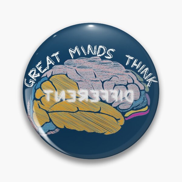 Item preview, GREAT MINDS THINK DIFFERENT - Thinking different -  Thinking different quotes designed and sold by Alice-Elgawi.