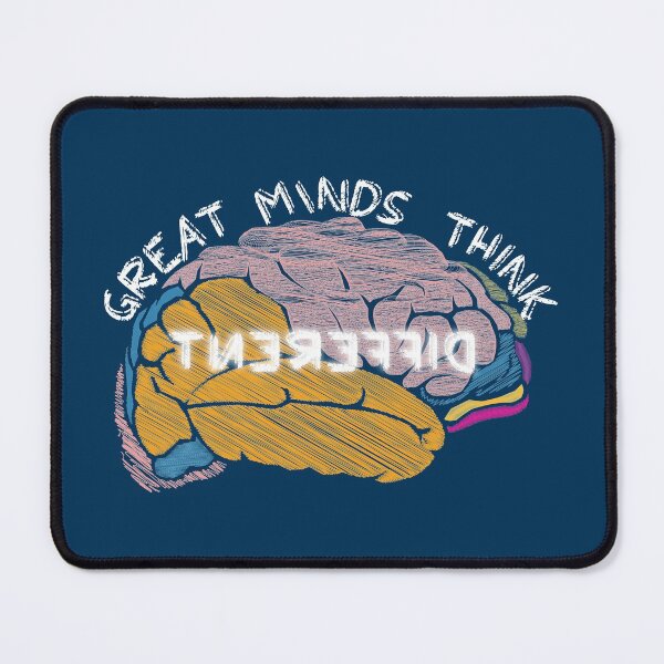 Item preview, GREAT MINDS THINK DIFFERENT - Thinking different -  Thinking different quotes designed and sold by Alice-Elgawi.