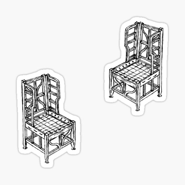 Mission Furniture. 1916. American Arts and Crafts movement. Sticker