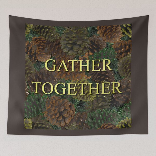 Item preview, Gather Together on Camo Pinecones 5748 designed and sold by Art in My Loft.