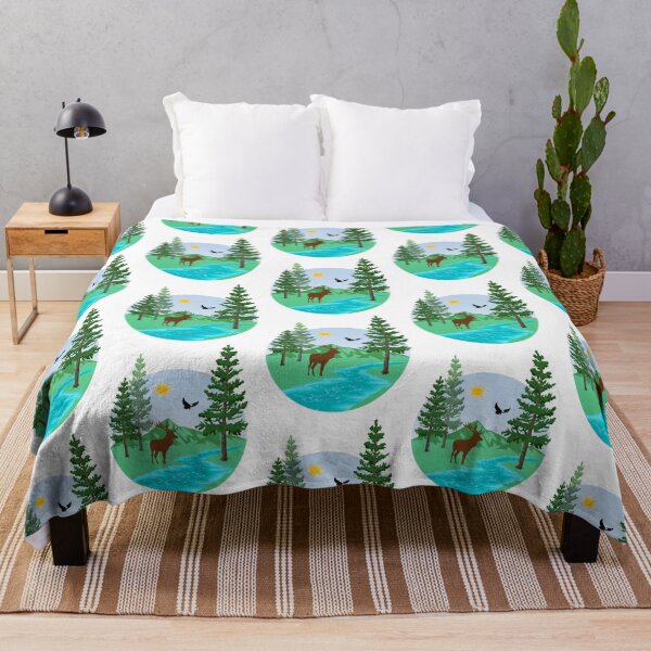 Item preview, Elk / Deer Scenic Circle designed and sold by HighCountry2021.