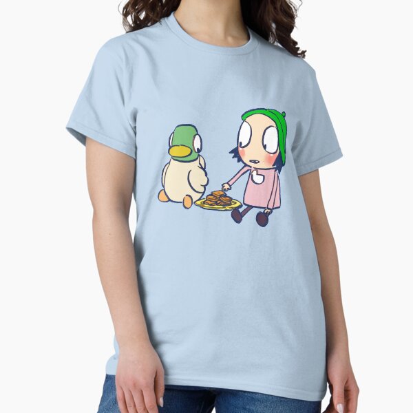 Item preview, I draw sarah eating cookies with duck/ sarah and duck  designed and sold by RansRoom.