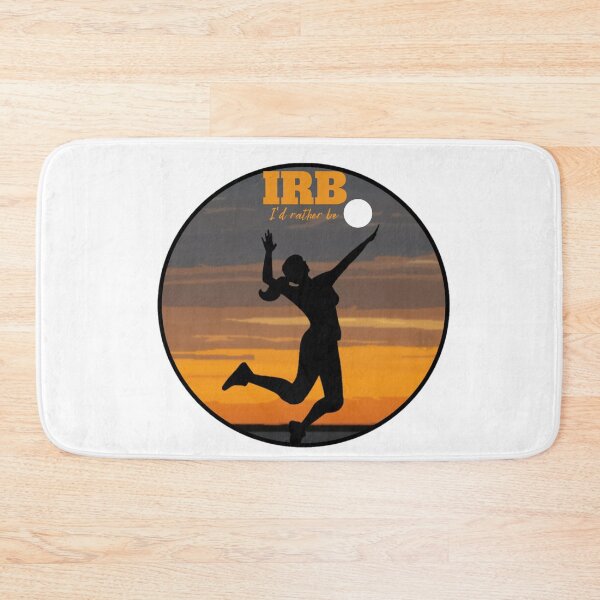 Item preview, IRB... I'd Rather Be - playing volleyball design for beach goers and outdoor Enthusiasts designed and sold by LifeCrush.