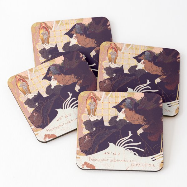 Item preview, Art Nouveau Print "Journal des Ventes" (1899) by Georges de Feure designed and sold by Designedbysm.