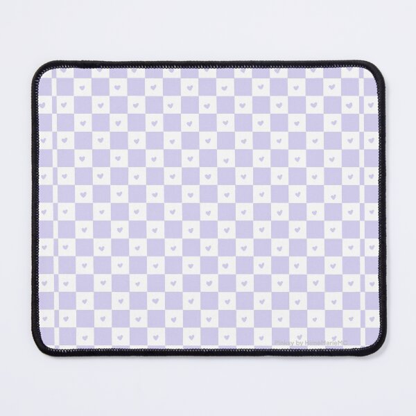 Item preview, Purple checkers with hearts pattern designed and sold by PinksyMarieMC.