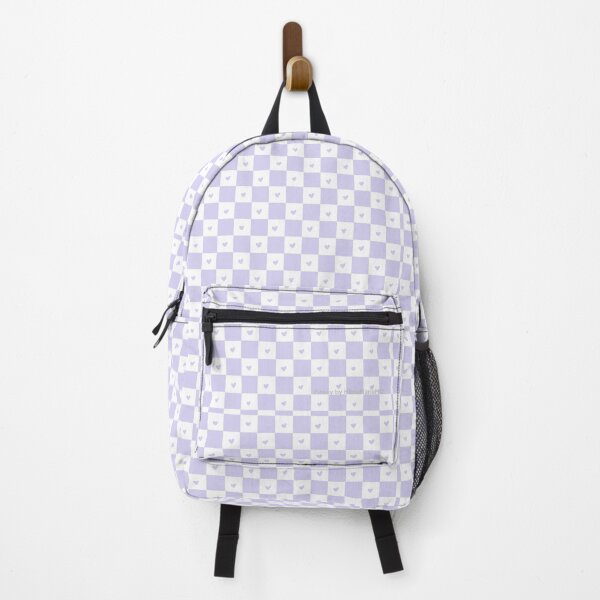 Item preview, Purple checkers with hearts pattern designed and sold by PinksyMarieMC.