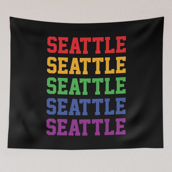 Item preview, Rainbow Seattle Washington City designed and sold by StarsForgers.