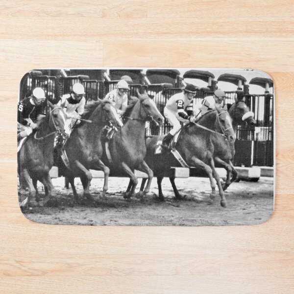 Item preview, C2021 Steve Yellowbear Fine Art NEW YORK STAKES RACE GATE BREAK designed and sold by SteveYellowbear.
