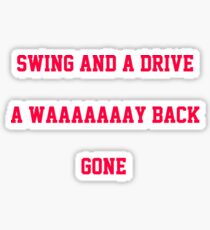 Swing and a Drive Sticker