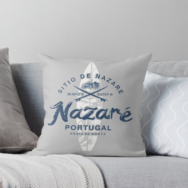 Item preview, Nazare Portugal Vintage Retro Surfing designed and sold by IronEcho.