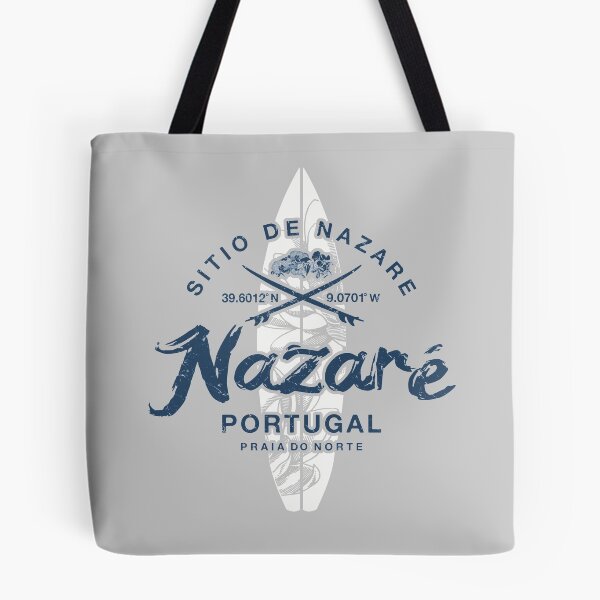 Item preview, Nazare Portugal Vintage Retro Surfing designed and sold by IronEcho.