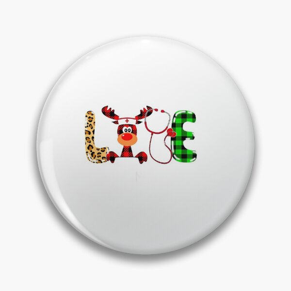 Item preview, Love CMA Life- Buffalo Plaid Reindeer- Nurse Christmas designed and sold by Delores Kinder.