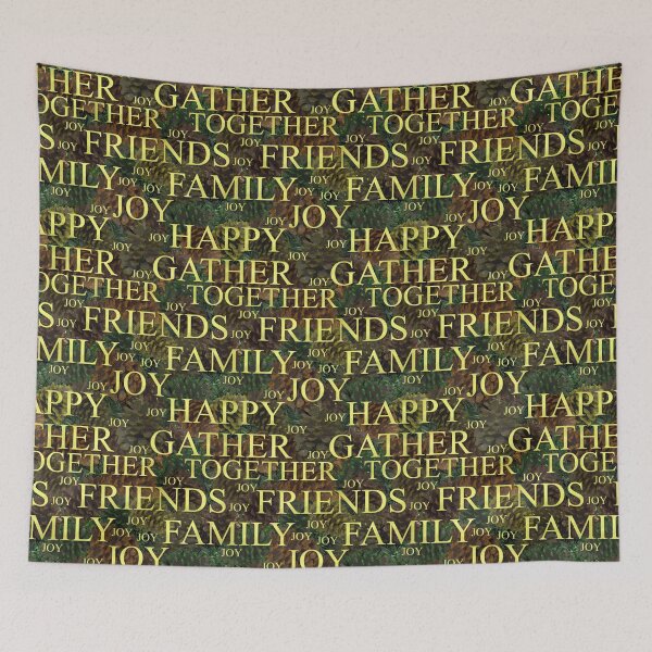 Item preview, Gather Sentiments Gold on Camo Pinecones Repeat 5748 designed and sold by Art in My Loft.