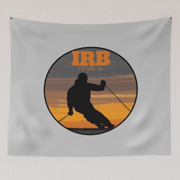 Item preview, IRB... I'd Rather Be Skiing design for skiers and outdoor Enthusiasts designed and sold by LifeCrush.