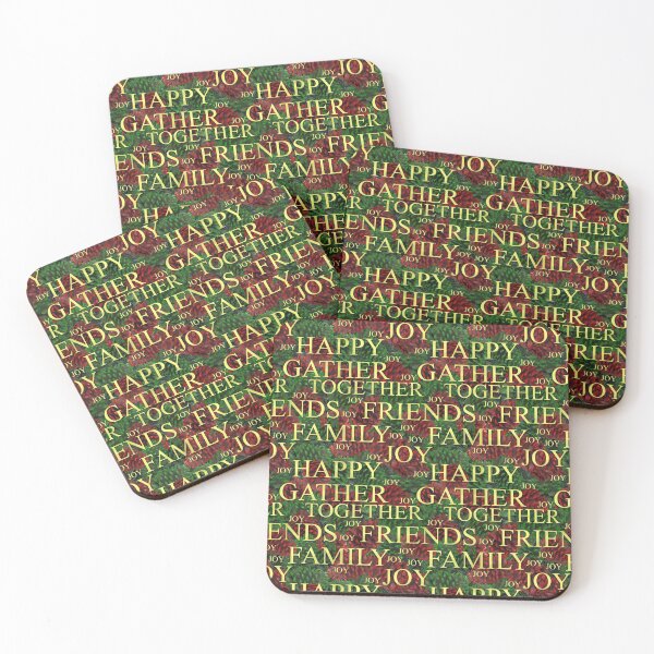 Item preview, Gather Sentiments Gold on Red and Green Pinecones Repeat 5748 designed and sold by Art in My Loft.