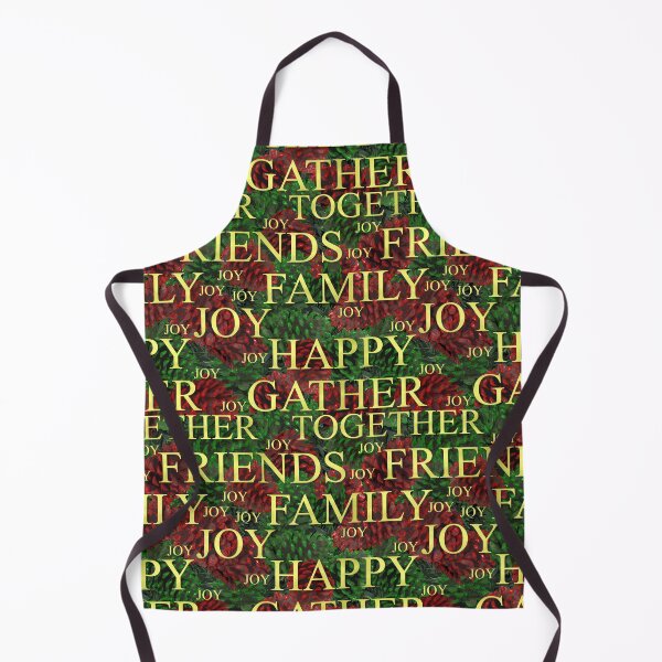 Item preview, Gather Sentiments Gold on Red and Green Pinecones Repeat 5748 designed and sold by Art in My Loft.