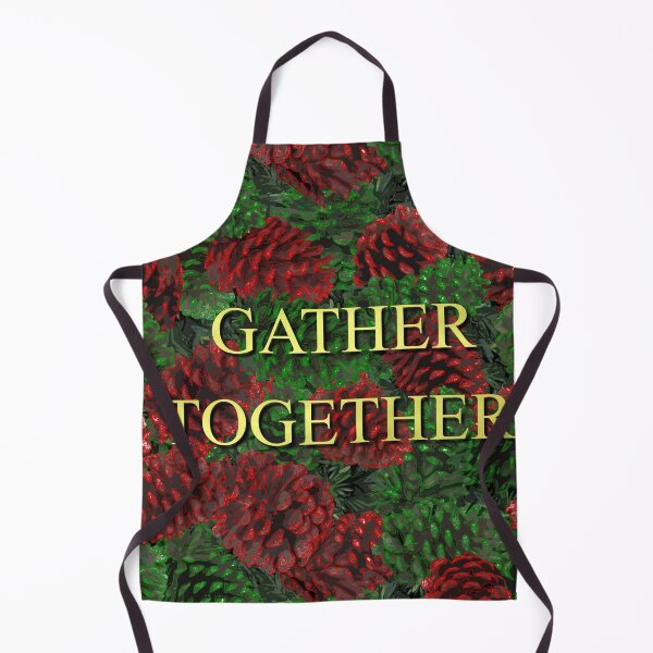 Item preview, Gather Together on Red and Green Pinecones 5748 designed and sold by Art in My Loft.