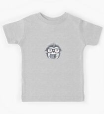 Uni Hedgehog Watercolor Kids Tee