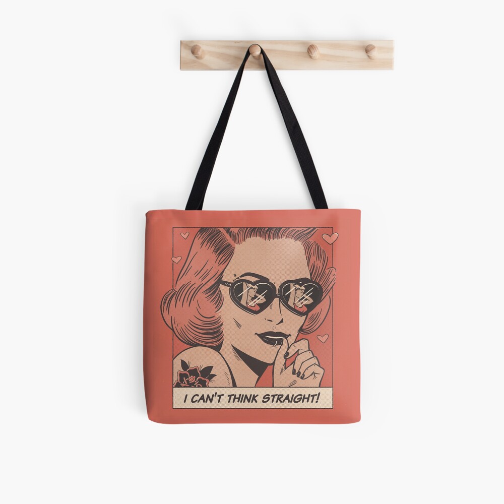 I can't think straight Tote Bag