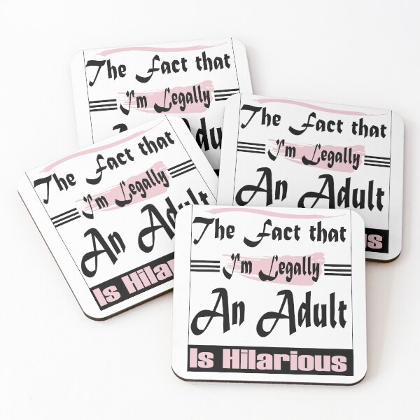 Item preview, The Fact I'm Legally An Adult Is Hilarious-Funny adult birthday gift, 18th birthday gift idea designed and sold by smarayoung.