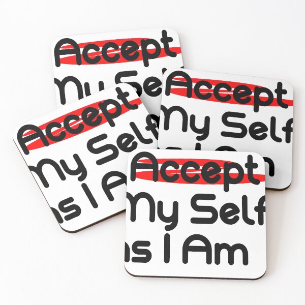 Item preview, i accept my self as i am designed and sold by BasmaAtef.