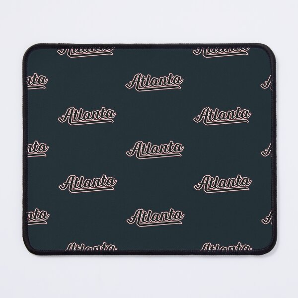 Item preview, Atlanta GA | Retro Sports Script Logo | Navy designed and sold by retroready.