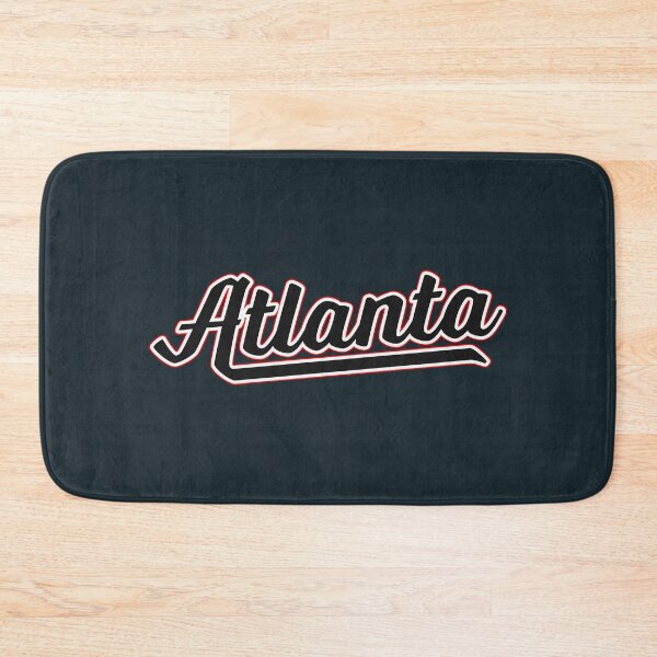 Item preview, Atlanta GA | Retro Sports Script Logo | Navy designed and sold by retroready.