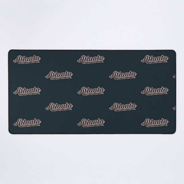 Item preview, Atlanta GA | Retro Sports Script Logo | Navy designed and sold by retroready.