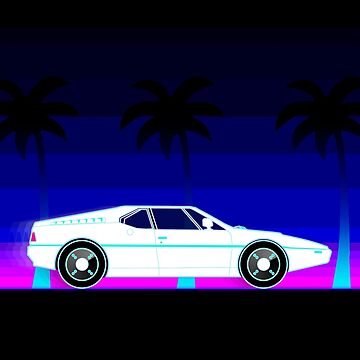 Artwork thumbnail, 80s Sports Car by Retroperks
