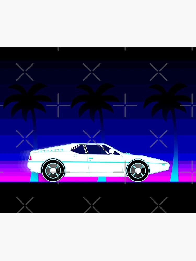 Thumbnail 6 of 6, Throw Blanket, 80s Sports Car designed and sold by djspacegr.
