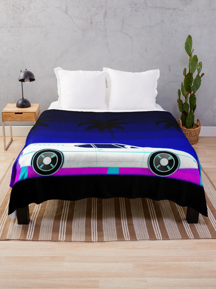 Thumbnail 1 of 6, Throw Blanket, 80s Sports Car designed and sold by djspacegr.