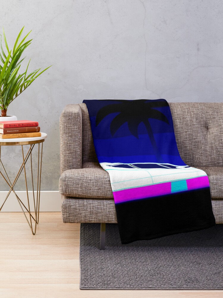 Thumbnail 2 of 6, Throw Blanket, 80s Sports Car designed and sold by djspacegr.