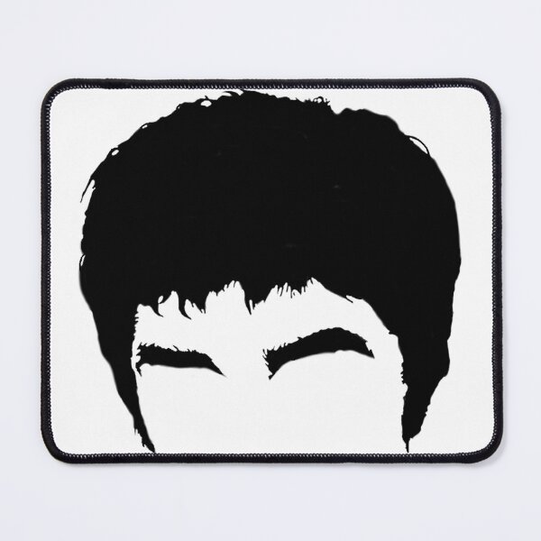 Item preview, Oasis Noel Gallagher Monochrome Hair Print designed and sold by Printopia-.