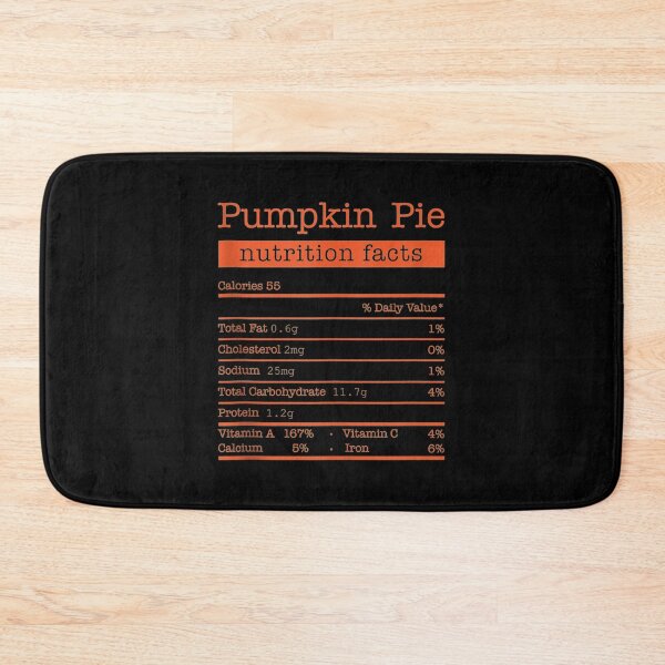 Item preview, Pumpkin Pie Nutrition Facts For Thanksgiving Christmas Food designed and sold by Delores Kinder.