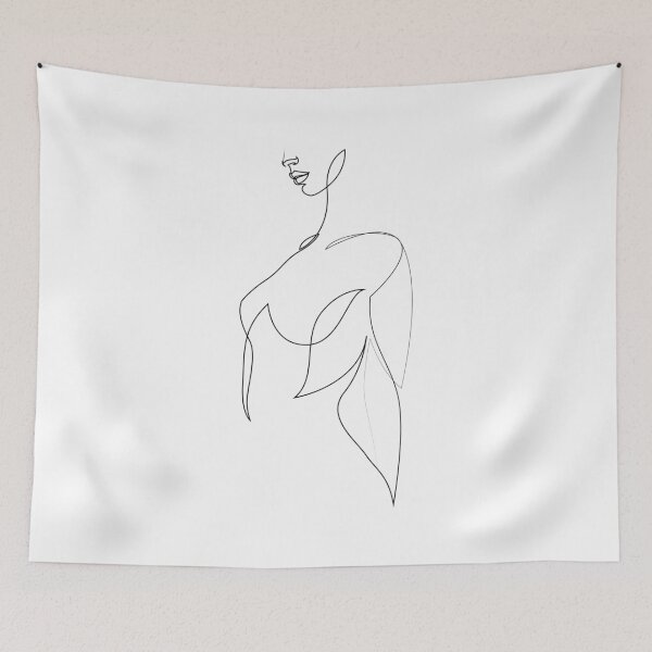Item preview, MNude n.1 - Frolic - One line art designed and sold by addillum.