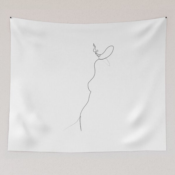 Item preview, MNude n.3 - Dainty - One line art designed and sold by addillum.