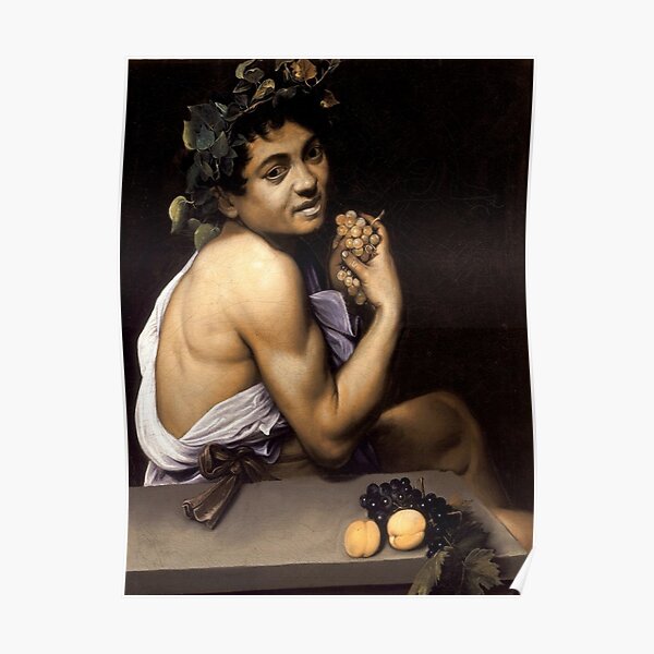 Young Sick Bacchus Caravaggio Poster