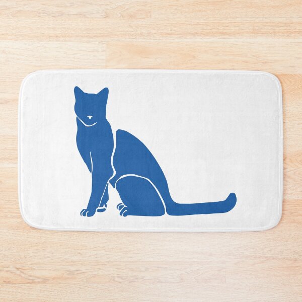 Item preview, Matisse's Cat Var. 2 in Blue designed and sold by ECMazurDesign.