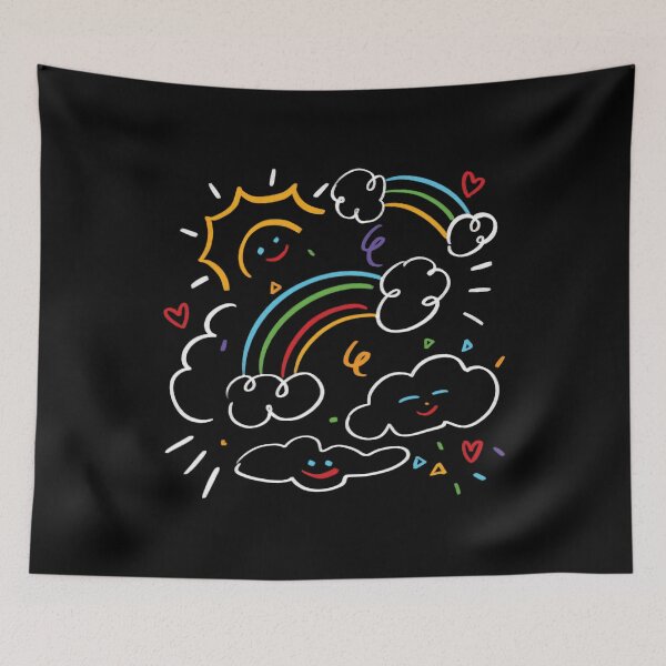 Item preview, Rainbow Sky Hand Drawing designed and sold by StarsForgers.