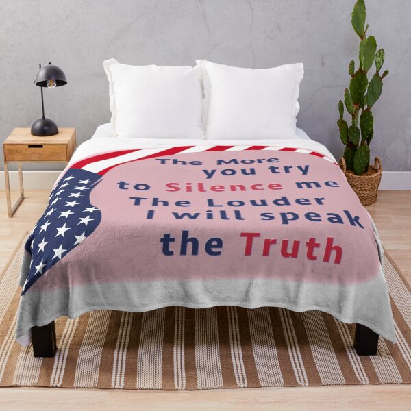 Item preview, The more you try to Silence me, the louder I will speak the Truth - American designed and sold by crimsonbamboo.