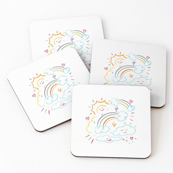 Item preview, Rainbow Sky Hand Drawing designed and sold by StarsForgers.
