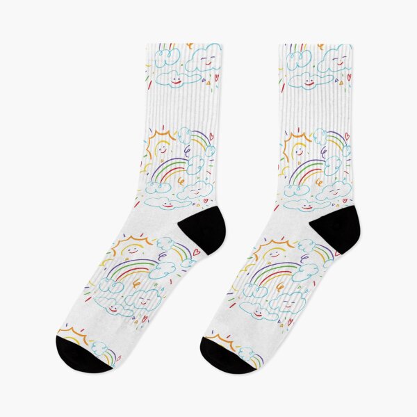 Item preview, Rainbow Sky Hand Drawing designed and sold by StarsForgers.